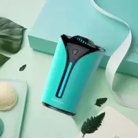 加湿器家用大容量卧室空调房空气净化学生迷你加湿器静音香薰机|火焰杯绿色(买一送四)