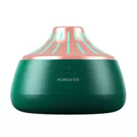 迷你加湿器家用卧室大雾容量空气学生静音usb车载香薰办公室喷雾|绿+玫瑰金