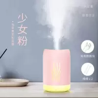 加湿器usb家用宿舍办公室加水空气香薰静音桌面车载迷你学生美容|P6粉色