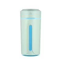 空气加湿器家用卧室空调房香薰精油大雾量静音婴儿迷你学生车载|绿色 加湿器(精油3瓶+加送棉棒1支)