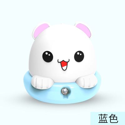 usb加湿器迷你家用静音卧室办公桌面小型便携式空气补水学生宿舍|萌宠蓝(硅胶)