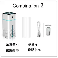 抖音萌鹿usb家用加湿器迷你学生宿舍卧室母婴静音车载加湿器|大容量白色加湿器+5棉棒