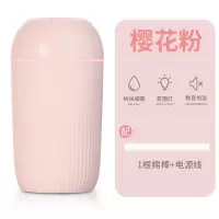 usb加湿器家用卧室办公车载香薰精油学生大雾量喷雾静|升级版【插电款+大容量】粉色 配5根棉棒+电源线