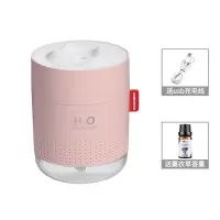 小型空气房间加湿器家用卧室迷你学生脸部香薰精油喷雾器补水可爱|常规款[粉色]送充电线+香薰1瓶