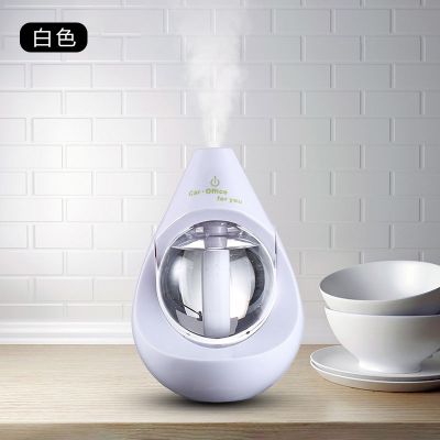 水珠芯加湿器可爱办公礼品桌面家用夜灯迷你usb保湿喷雾加湿|晶透