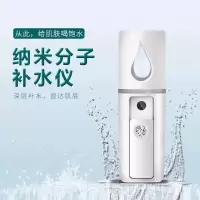 补水喷雾仪纳米喷雾器脸部面部补水仪器小型加湿器保湿仪便携抖音|白色带镜