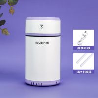 抖音同款抽拉迷你加湿器创意夜灯usb静音家用车载空气补水喷雾|紫色