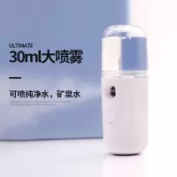 补水喷雾仪纳米喷雾器脸部面部补水仪器小型加湿器保湿仪便携抖音|白色[可喷牛奶爽肤水]