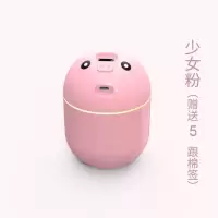 大雾量加湿器家用静音办公室桌面便携式学生宿舍卧室孕妇婴儿|象牙白+5根棉棒