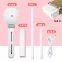 小型空气喷雾静音usb加湿器家用卧室迷你学生办公室卧室婴儿桌面|礼盒装+长短滤芯各一条
