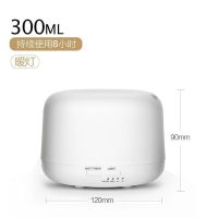 无印加湿器家用卧室办公室静音迷你小型超声波香薰机加湿喷雾补水|%[无印300ml-暖灯] %加湿器送充电器