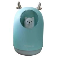 usb加湿器迷你家用卧室静音小型桌面空气喷雾器补水保湿创意礼物|青M106加湿器+七彩功能+5支棉棒