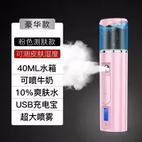 纳米补水仪喷雾迷你便携充电式冷喷机加湿器保湿蒸脸器美容仪|测肤豪华粉可喷爽肤水水纯牛奶
