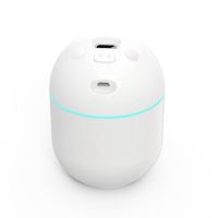 加湿器家用卧室迷你大雾容量空气学生静音usb办公室喷雾车载香薰|白色小猪 单机+1个棉棒