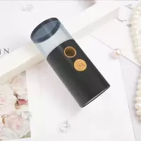 纳米补水仪喷雾器脸部冷喷迷你保湿蒸脸加湿器节日礼品|神秘黑*20ML(可加牛奶爽肤水)