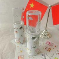 纳米补水仪喷雾迷你便携充电式冷喷机加湿器保湿蒸脸器美容仪|Q萌版白【贴纸数据线红绳】