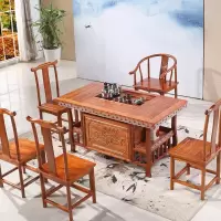 实木茶桌椅组合喝茶艺桌客厅仿古新中式泡茶几办公室功夫茶台道桌