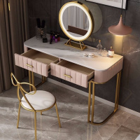 梳妆台轻奢网红ins风卧室小户型现代简约经济型迷你大理石化妆桌