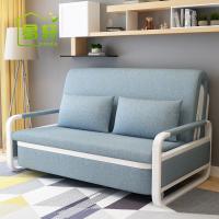 可折叠沙发床两用实木双人1.5米单人1.2米坐卧小户型多功能伸缩床
