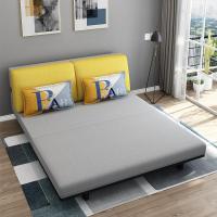 多功能简易布艺沙发床可折叠双人客厅小户型坐卧两用可睡觉沙发床