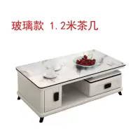 大理石茶几电视柜组合现代简约经济型客厅烤漆伸缩小户型钢化玻璃 自己提货组装 2.4-3.2米大理石电视柜
