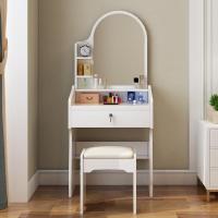 梳妆台卧室迷你现代简约网红ins化妆桌经济型简易收纳柜一体小型