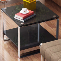 办公沙发简约现公室接待室商务会客客厅小户型皮沙发茶几组合 方茶几