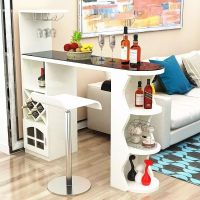 家用吧台桌简约现代吧台桌酒柜客厅餐厅隔断柜简易靠墙小吧台