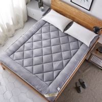 床垫床褥子加厚6至10斤四季单双人学生1.5m榻榻米床护软垫被1.8米 银灰色6斤 1.2X2.0M床