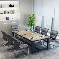 会议桌办公桌简约现代培训职员老板办公家具长桌电脑大桌子可拆卸