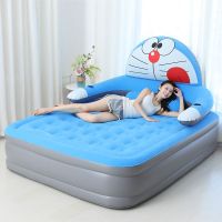 充气床床垫家用双人加高植绒加厚便携式户外可折叠卡通单人气垫床