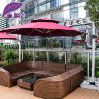 户外遮阳伞庭院伞罗马伞室外大太阳伞阳台露台花园露天摆摊伞