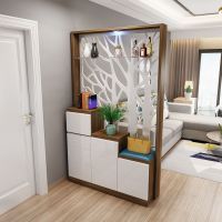 北欧进玄关柜酒柜现代简约客厅隔断柜鞋柜镂空厅柜间厅装饰柜