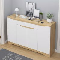 鞋柜家用进大容量玄关柜储物收纳鞋架子简约厅柜仿实木色鞋柜