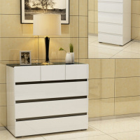 五斗柜卧室收纳柜简约储物柜斗橱柜子特价客厅钢琴烤漆柜子多斗柜