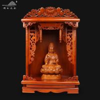 实木佛龛吊柜关公财神爷观音菩萨佛柜供桌神龛柜供台神台佛台家用