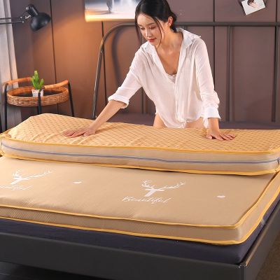 床垫加厚针织立体可拆洗防滑床垫1.5m1.8米双人垫学生宿舍床垫子