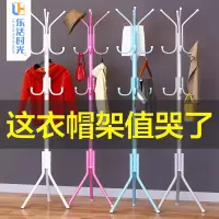 简易衣帽架衣架落地卧室家用挂衣架衣服帽子包收纳置物架简约现代