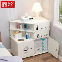 床头柜简约现代组装非实木置物多功能储物小卧室简易床边收纳柜子