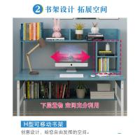 电脑台式桌经济型简约现代家用卧室简易桌子学生写字书架书桌组合