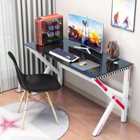 电竞桌电脑台式桌家用书桌游戏桌子卧室简约办公桌钢化玻璃电脑桌