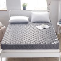 床垫加厚床垫子双人榻榻米床垫1.5米1.8米宿舍床垫单人垫被褥子 4D立体透气灰色厚10cm 120*200cm