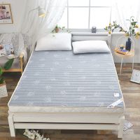 床垫家用1.5米1.8米床垫加厚单双人可折叠褥子打地铺1.2米 仙草灰立体边约6公分厚度 1.2*2米