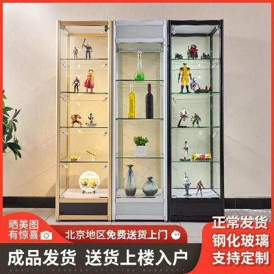 手办玻璃展示柜透明乐高模型展示柜商家用玻璃柜子产饰品陈列展柜