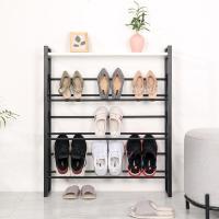 金色鞋架家用室内好看鞋柜口收纳架经济型多层防尘简易放鞋架子