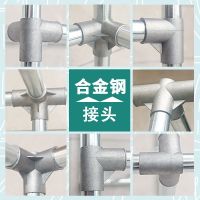 简易布衣柜钢管防锈隔层加固型家具衣柜收纳架非实木塑料儿童衣柜