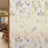 无胶静电玻璃贴膜浴室卫生间窗户贴纸透光不透明阳台移防晒窗贴 3DL04 45厘米宽*2米长