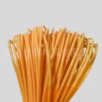 实心2.5毫米细条藤条家具辅料diy手工编织藤条材料塑料仿藤编织带 实心(橘黄色)直径2.5mm(1斤)