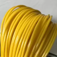 实心2.5毫米细条藤条家具辅料diy手工编织藤条材料塑料仿藤编织带 实心(黄色)直径2.5mm(1斤)