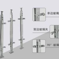 不锈钢工程立柱/楼梯立柱/304不锈钢扶手/护栏河道栏杆/玻璃拉丝 5*55*950